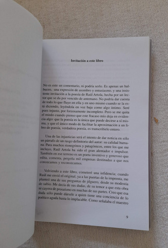 Registros De Hora Prima - Raúl O Artola - La Carta De Oliver (Usado)