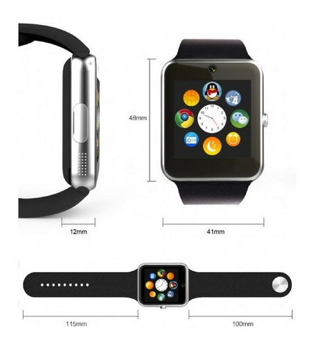 Relógio Diital Social Sport Bluetooth Android Chip Faz Liga
