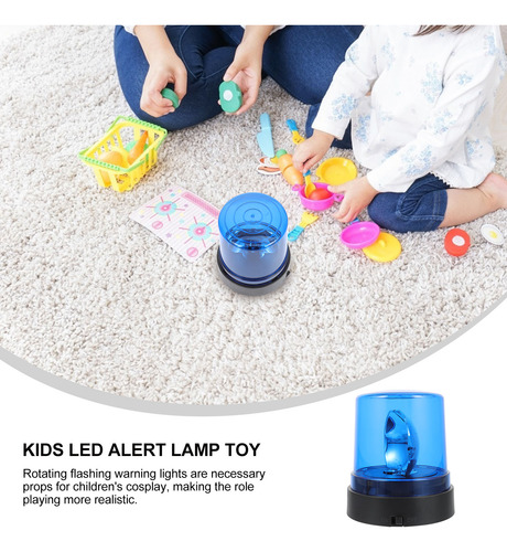 Red Polices Beacon Led Light Toy Flashing Warning Light Poli