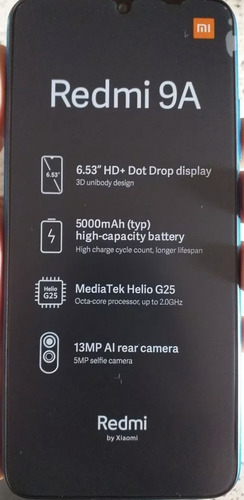 Xiaomi Redmi 9a Dual Sim 32 Gb Azul 2 Gb Ram (Usado)