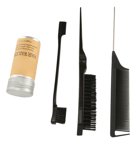 Cera Para El Cabello En Barra Con Juego De 3 Peines Para