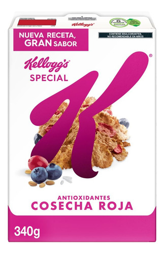 2 Pzs Kelloggs Cereal De Trigo Cosecha Roja Antioxidant Spec