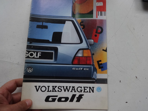 Folleto Antiguo Vw Golf Gti Auto No Catalogo No Es Manual