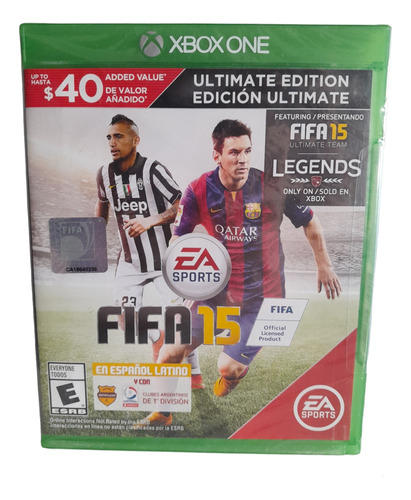 Fifa 15 Legends Xbox One - Cd Físico Sellado - Mastermarket