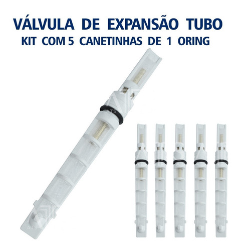 Tubo Expansão Ar Condicionado Canetinha Universal C/5 Unid