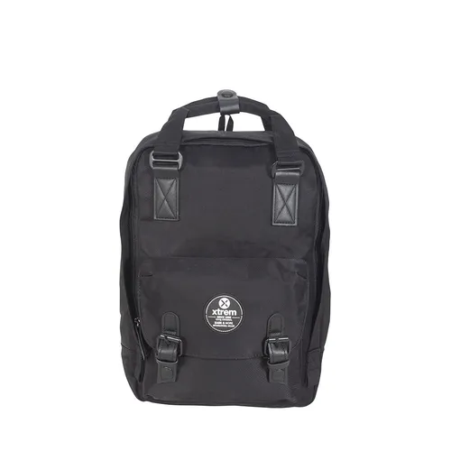 Mochila mochila notebook Xtrem Briz cor preto design poli ster 18L