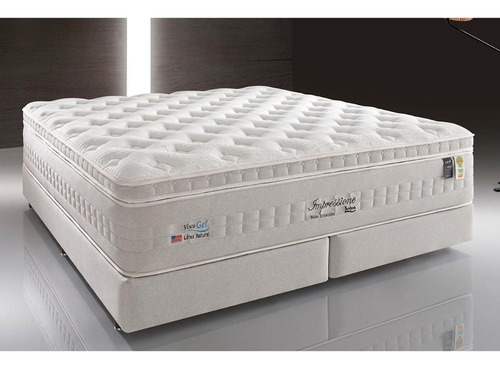 Colchão Casal Molas Ensacadas Látex Masterpocket Impressione