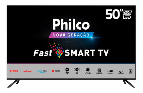 Smart Tv Led 50 Ultra Hd 4k Philco Ptv50g70sbl 4 Hdmi 2 Usb