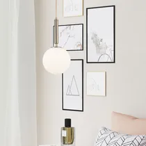 Comprar Lampara De Techo Kivs Globe Gold Lampara Colgante Decorativa Diseño Cristal Premium P73)