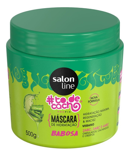 Mascara Babosa Salon Line To De Cacho  500 G