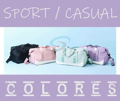 De Maleta Gym Ejercicio Bolsa Viaje Casual Moda Morral Rw