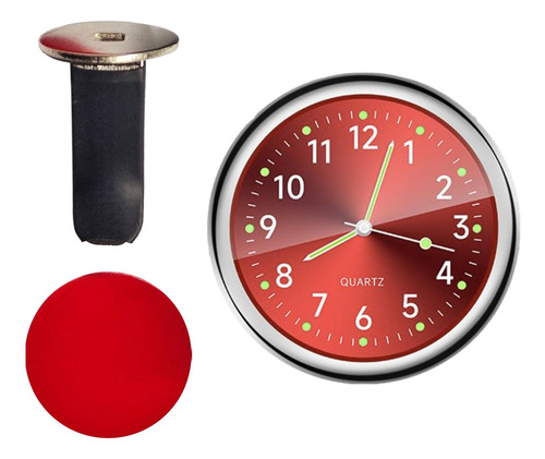 4 Reloj Automotriz, Adorno Automático, Reloj Luminoso,