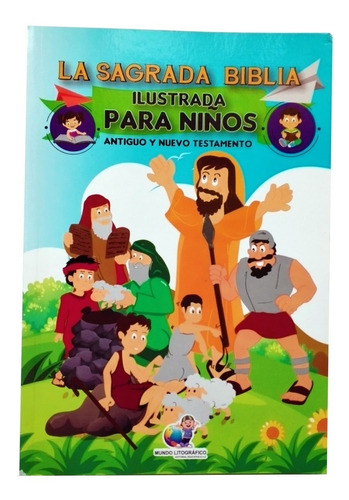 Libro La Sagrada Biblia Ilustrada Para Niños Y Niñas