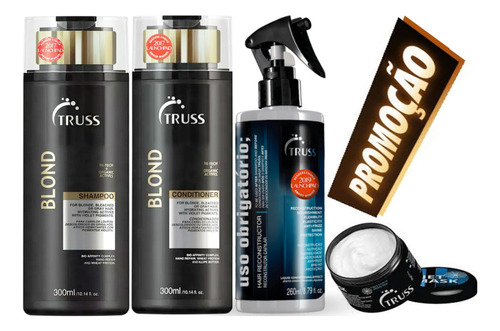 Truss Blond Shampoo E Cond 300ml + Uso Obrigatório+ Mini Net