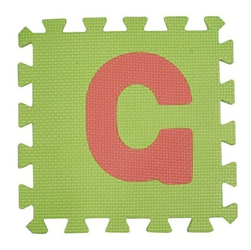 Alfombra Puzzle Goma Eva Letras 10 Piezas Infantil
