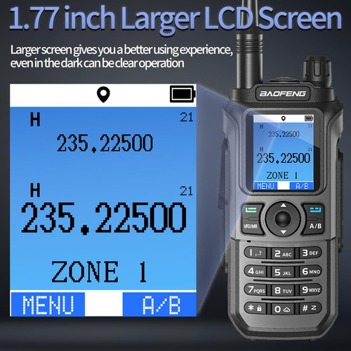Radio Portatil Baofeng Uv-21rl Pro 20w Ver. 3 Gps + Air Band