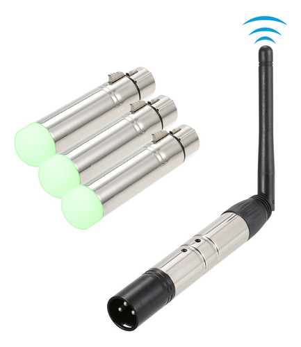 Kit De Transmisor-receptor Dmx512 Portátil De 2,4 G Ism, 4 P