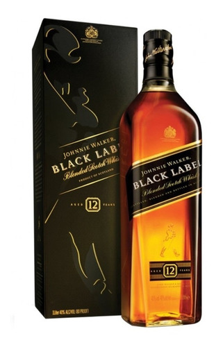 Whisky Johnnie Walker 12 Años Black Label 750ml