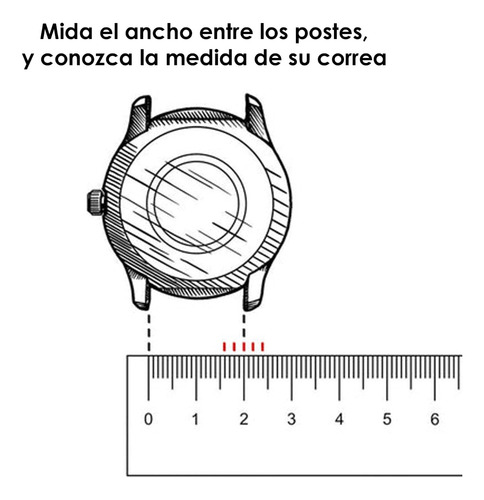 Correa Caucho Navy Compatible Smartwatch Amazfit Pop 3s 20mm