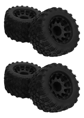 Llantas Rc Accessories Para Monster Truck, 4 Unidades, De Go