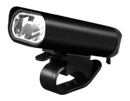 Kit Farol Bike 400 Lumens Com Lanterna Vista Light Usb 5f Cor Preto