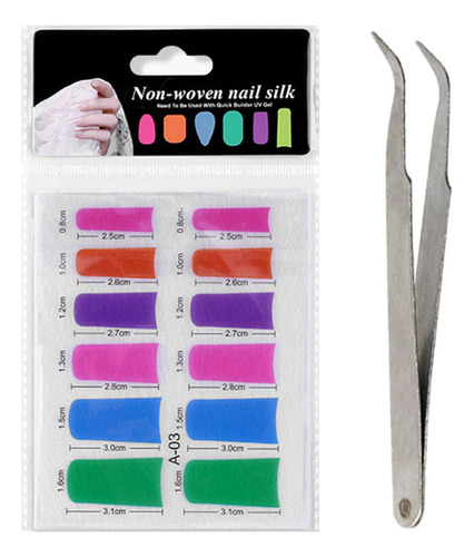 Pegatinas De Seda De Fibra De Vidrio Para Uñas L Nail Care P