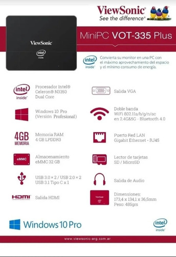 Mini Pc Viewsonic Hermosa