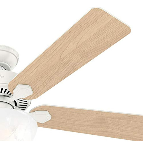 Ventilador De Techo Hunter Swanson 52 Led Blanco Fresco