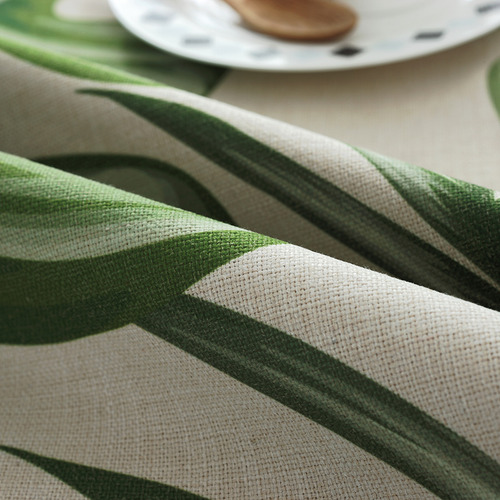 Mantel Impermeable Con Hojas Tropicales, Árbol Verde