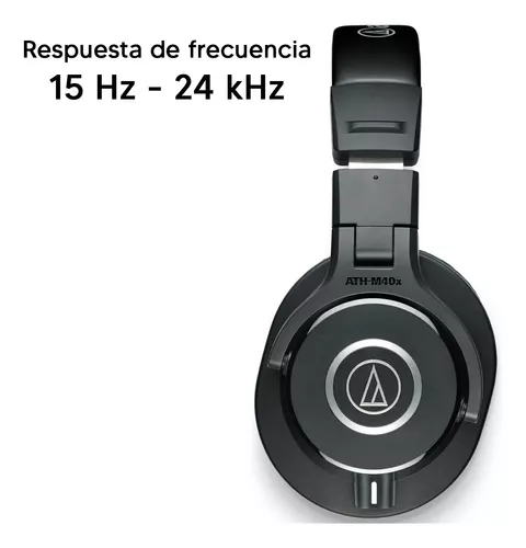 Auriculares De Estudio Audio Technica Athm40x Negro — Palacio de