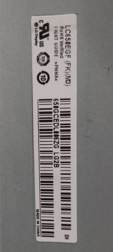 Televisor Led LG 65 Pulgadas Modelo65sj80 Pantalla Partida