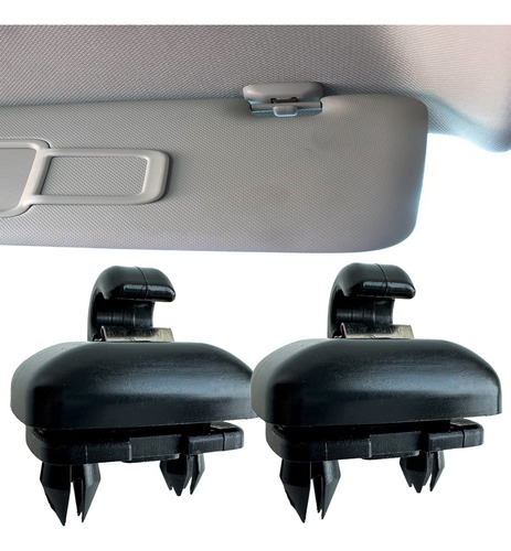 2 Clips Para Visera Automovil Base Interior Clip Solar Audi