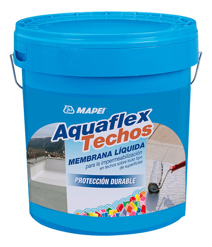 Aquaflex Techos Membrana Liquida Mapei 5kg Sibaco