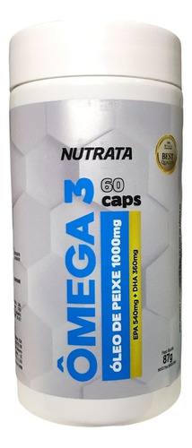 Ômega 3 1000mg (60 Caps) - Padrão: Único Sem Sabor