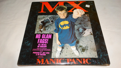 Mx Machine - Manic Panic '1988 (restless Records First Press