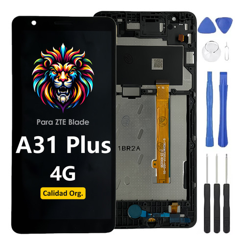 Pantalla Display Touch Lcd Con Marco Para Zte Blade A31 Plus