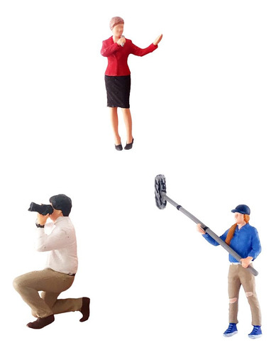 Juego De 2 Figuras Pintadas A Escala 1:64 Que Transmiten Y