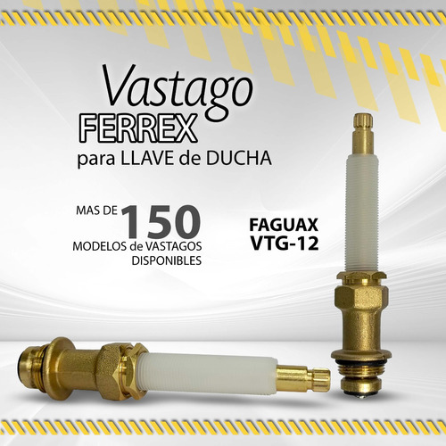 Vastago Ferrex / Faguax Vtg-12 Para Llave De Ducha / 00843