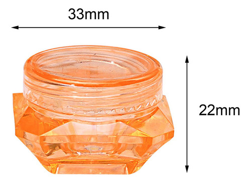 30x 3 Gramos Envases Cosméticos Con Tapas Frascos De Viaje