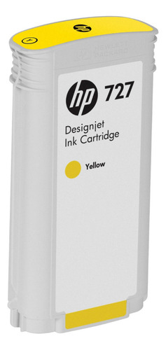 Cartucho De Tinta Hp 727 B3p21a Amarillo 130ml