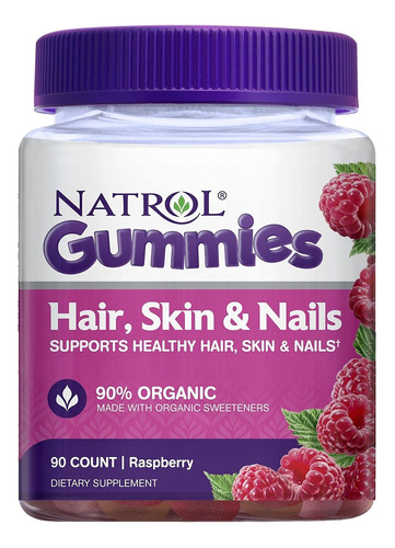 Natrol Hair Skin And Nails Gummy, 90 Gomitas