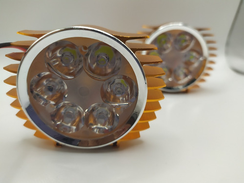 Imagen 2 de 3 de Faro Redondo 3 Pulgada 6 Led Para Moto