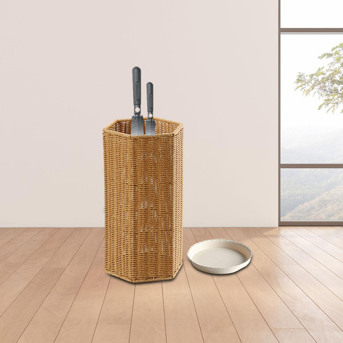 Soporte Compatible Con Paraguas Tejido, Cesta De Hexagonal