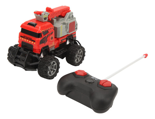 Escalera De Juguete Rc Plastic Fire Truck 1:43, Completament