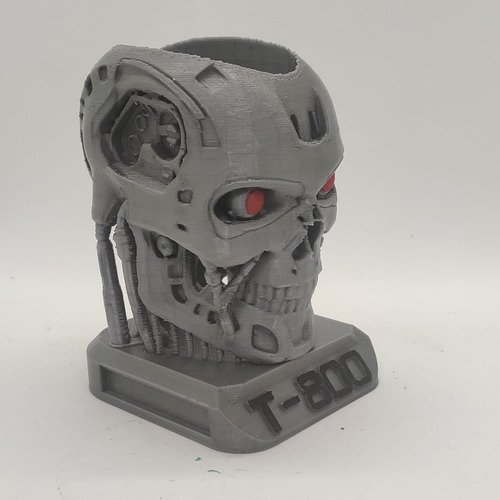 Lapicero De Terminator T800 Impreso En 3d