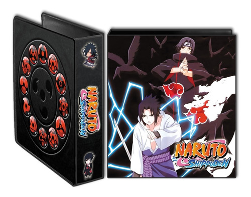 Carpeta Escolar N°3 + 6 Separadores - Naruto M04  Anime