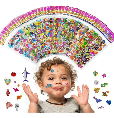 30 Planchas  Stickers De Personajes Souvenir Juguete Piñata