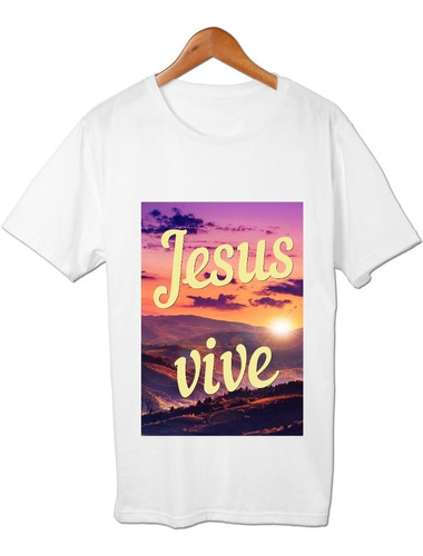 Jesus Vive Remera Cristiana Friki Tu Eres #2