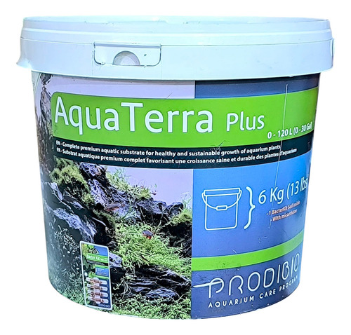 Sustrato Para Acuarios Plantados Aqua Terra Plus 6 Kg