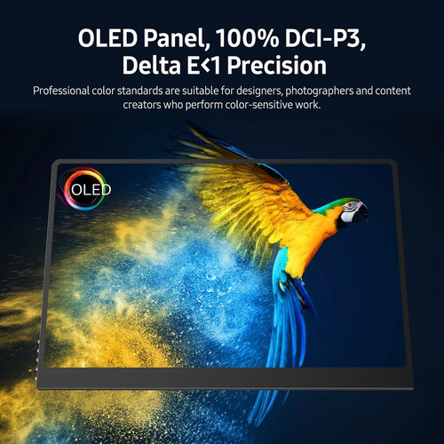 Monitor Portátil Uperfect 16 3k Oled 120hz 2880x1800 Preto